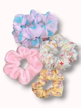 Cute pastel scrunchie lot